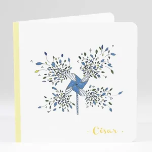 Faire-part de naissance Brise de fleurs*Faire-part Elégant Online