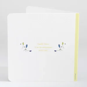 Faire-part de naissance Brise de fleurs*Faire-part Elégant Online