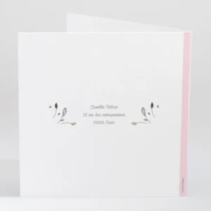 Faire-part de naissance Brise de fleurs*Faire-part Elégant Online