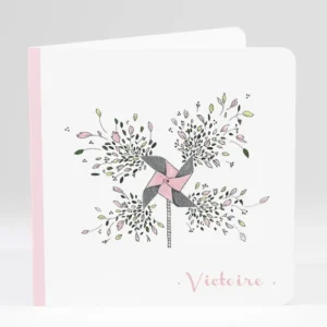 Faire-part de naissance Brise de fleurs*Faire-part Elégant Online