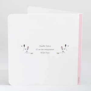 Faire-part de naissance Brise de fleurs*Faire-part Elégant Online
