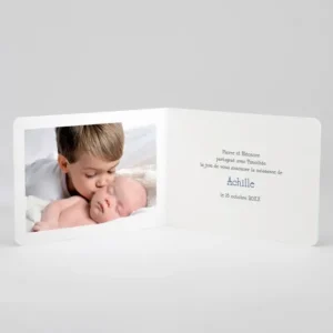 Faire-part de naissance Branche de douceur livret*Faire-part Elégant Fashion