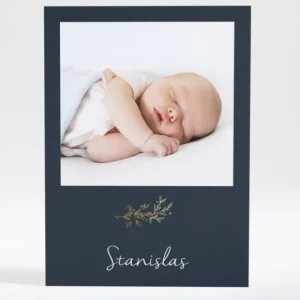 Faire-part de naissance Brindille doree*Faire-part Elégant New
