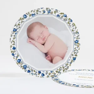 Faire-part de naissance Cadre original liberty*Faire-part Elégant Best