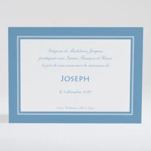 Faire-part de naissance Cadre elegant*Faire-part Elégant Discount