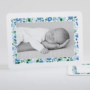 Faire-part de naissance Cadre liberty*Faire-part Elégant Outlet