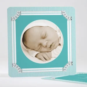 Faire-part de naissance Cadre baroque et elegant*Faire-part Elégant Discount