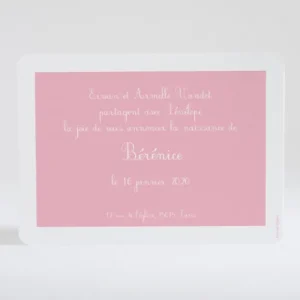 Faire-part de naissance Cadre sobre et elegant*Faire-part Elégant New