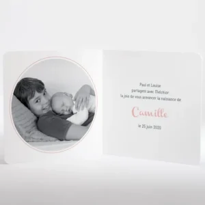 Faire-part de naissance Calin frangin*Faire-part Elégant Discount