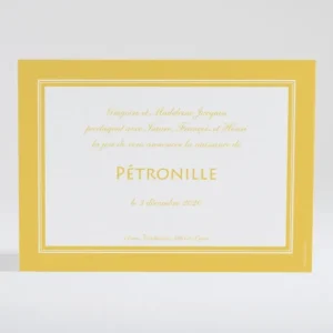 Faire-part de naissance Cadre elegant*Faire-part Elégant Discount