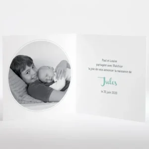 Faire-part de naissance Calin frangin*Faire-part Elégant Discount
