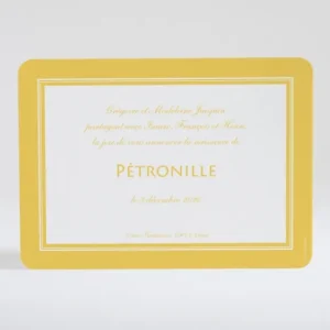 Faire-part de naissance Cadre elegant*Faire-part Elégant Discount