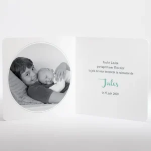 Faire-part de naissance Calin frangin*Faire-part Elégant Discount