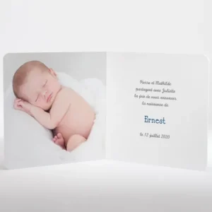 Faire-part de naissance Carreaux de ciment*Faire-part Elégant Clearance