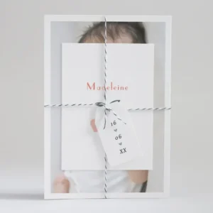 Faire-part de naissance Cerise d'amour*Faire-part Elégant Fashion