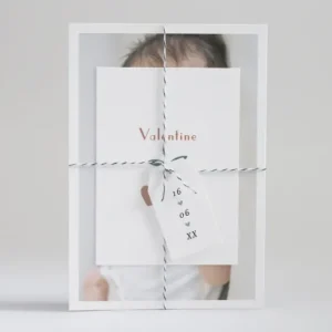 Faire-part de naissance Cerise d'amour*Faire-part Elégant Fashion