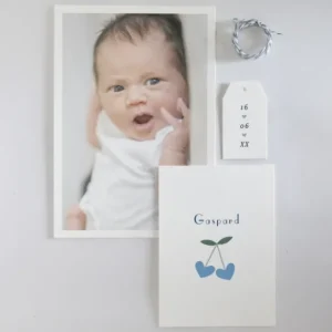 Faire-part de naissance Cerise d'amour*Faire-part Elégant Fashion