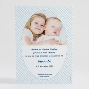 Faire-part de naissance Chat violoncelliste*Faire-part Elégant Best