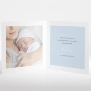 Faire-part de naissance Chuchotement photo*Faire-part Elégant Fashion