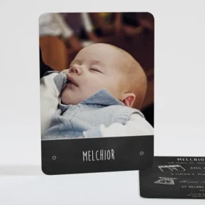 Faire-part de naissance Chalkboard*Faire-part Elégant New