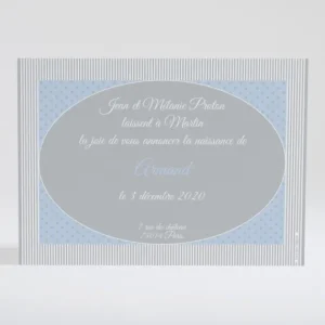 Faire-part de naissance Chic & choc*Faire-part Elégant Clearance