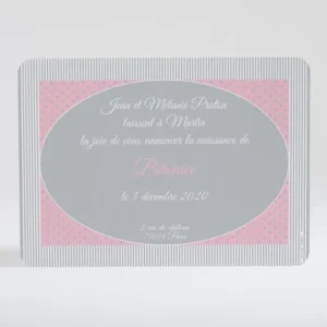 Faire-part de naissance Chic & choc*Faire-part Elégant Clearance