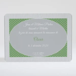 Faire-part de naissance Chic & choc*Faire-part Elégant Clearance