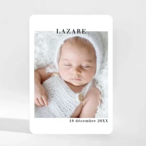 Faire-part de naissance Choisi*Faire-part Elégant Online