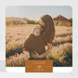 Faire-part de naissance Charme Magnet*Faire-part Elégant New