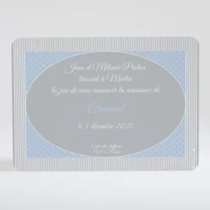 Faire-part de naissance Chic & choc*Faire-part Elégant Clearance