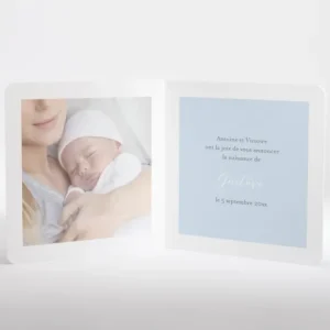 Faire-part de naissance Chuchotement photo*Faire-part Elégant Fashion