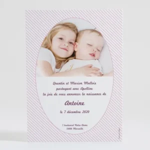 Faire-part de naissance Chat violoncelliste*Faire-part Elégant Best