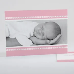Faire-part de naissance Chaine raffinee*Faire-part Elégant Outlet