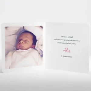 Faire-part de naissance Cherry cherry vif*Faire-part Elégant Online