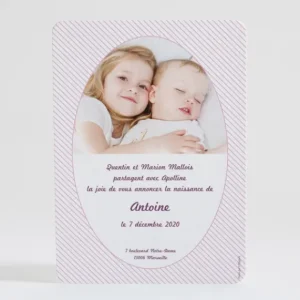 Faire-part de naissance Chat violoncelliste*Faire-part Elégant Best