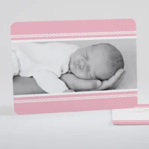 Faire-part de naissance Chaine raffinee*Faire-part Elégant Outlet