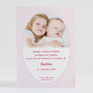 Faire-part de naissance Chat violoncelliste*Faire-part Elégant Best