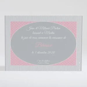 Faire-part de naissance Chic & choc*Faire-part Elégant Clearance