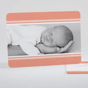 Faire-part de naissance Chaine raffinee*Faire-part Elégant Outlet