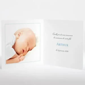 Faire-part de naissance Cigogne*Faire-part Elégant Fashion