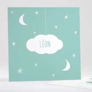 Faire-part de naissance Ciel etoile*Faire-part Elégant Clearance