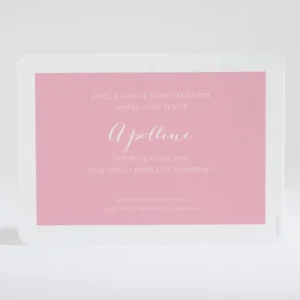 Faire-part de naissance Cigogne chic*Faire-part Elégant New