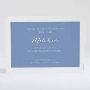 Faire-part de naissance Cigogne chic*Faire-part Elégant New