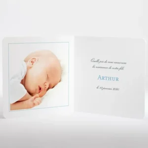 Faire-part de naissance Cigogne*Faire-part Elégant Fashion