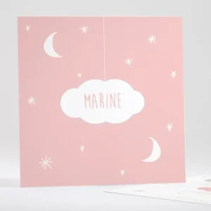 Faire-part de naissance Ciel etoile*Faire-part Elégant Clearance