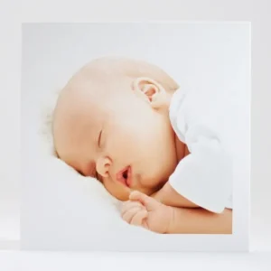 Faire-part de naissance Classique carre*Faire-part Elégant Online