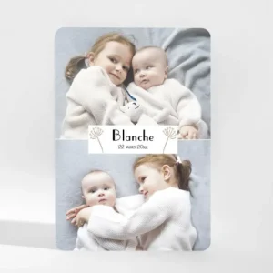 Faire-part de naissance Clarte*Faire-part Elégant Discount