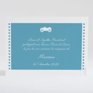 Faire-part de naissance Colonne d'etoiles*Faire-part Elégant Discount