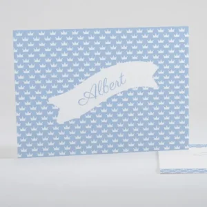 Faire-part de naissance Couronnes*Faire-part Elégant Fashion