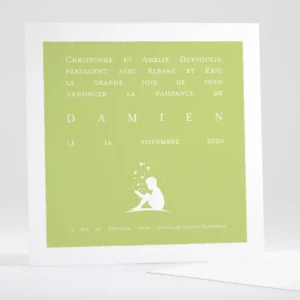 Faire-part de naissance Comme dans un livre*Faire-part Elégant Online